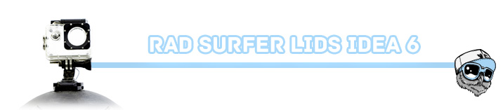 Rad Surfer Lids Divider with GoPro