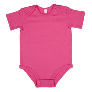 child onesie in pink