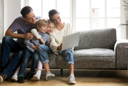 Family on social media