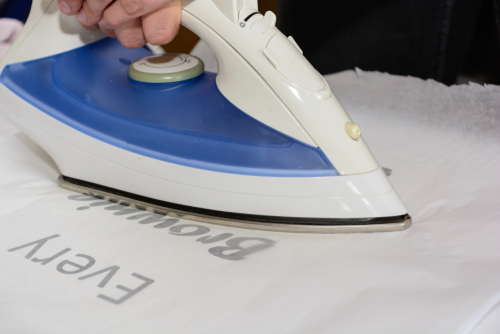 ironing shirt lettering